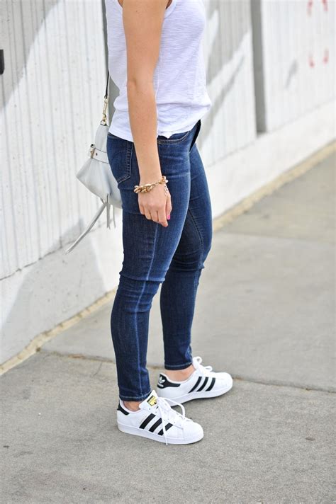 adidas superstar damen kombinieren|how to style adidas superstar.